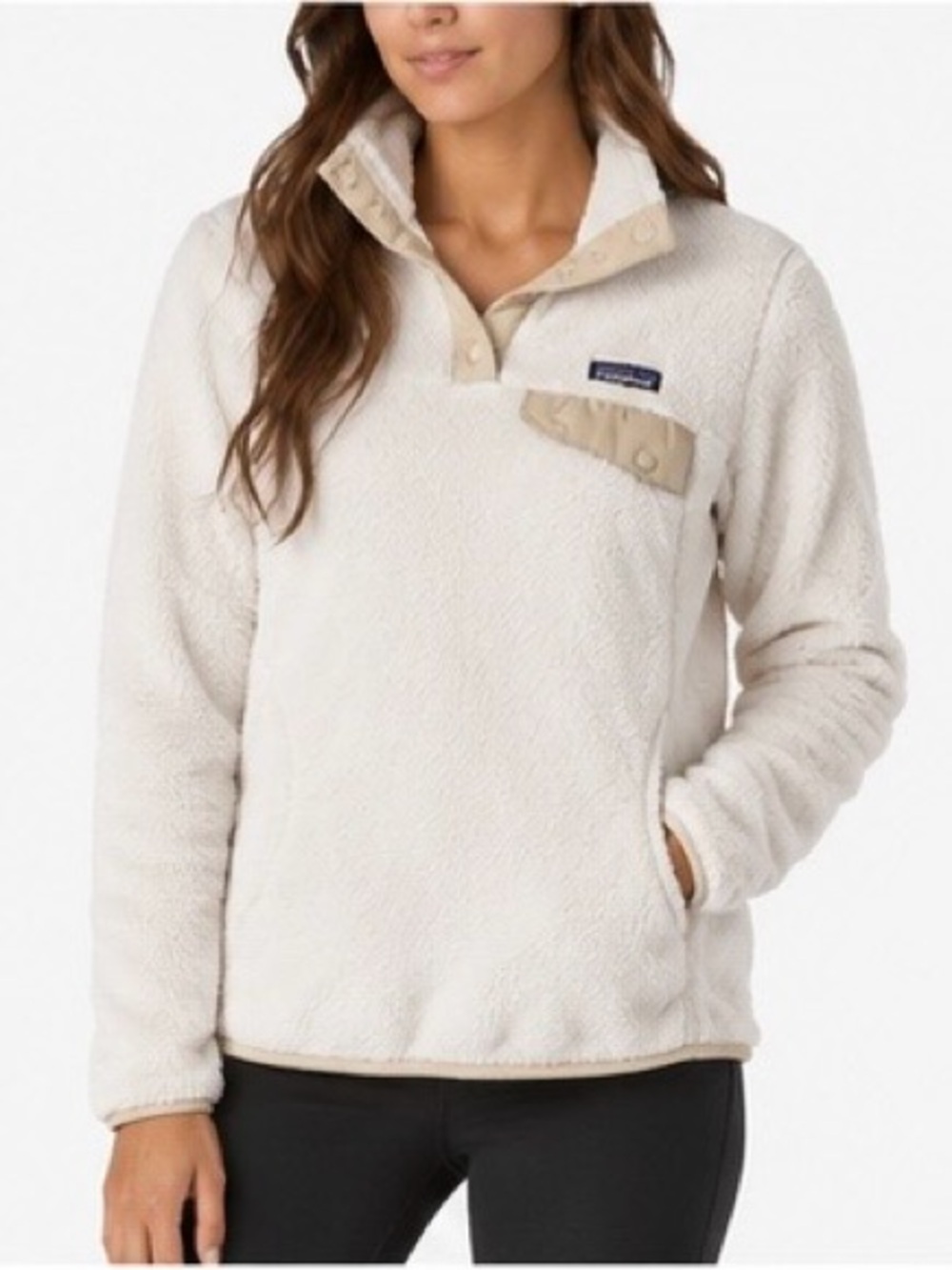 Patagonia Women’s Los Gatos Snap-T Fleece Pullover Ivory/Cream XS